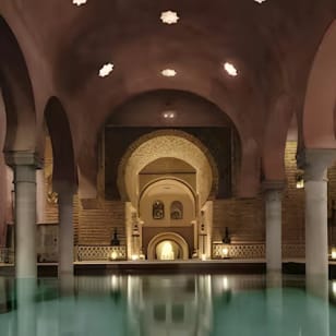 Hammam Al Ándalus Granada: Baño árabe + Visita guiada a la Alhambra y los Palacios Nasríes