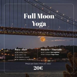 Full Moon Yoga no Hyatt Regency Lisboa