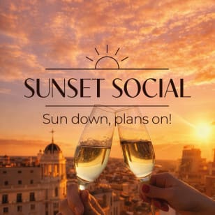 DJ & Sunset en Ella Sky Bar. Plan Premium.