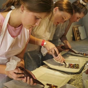Werkstatt im Choco-Story in Brüssel