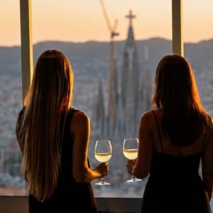 Torre Glòries Observation Deck: Guided wine tasting + audio tour