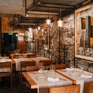 Hamaiketako Menü, das baskische Mittagessen im Sagardi Porto