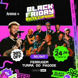 Show do Ferrugem e Turma do Pagode no Arena +