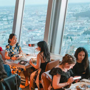 Berliner Fernsehturm: Eintritt + Vier-Gänge-Menü My Home - Tim Raue + Getränke