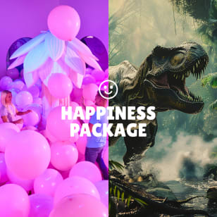 Happiness Package: Bubble Planet + Dinos Alive