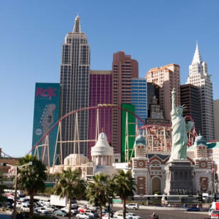 New York-New York Hotel & Casino: La montaña rusa del Gran Manzana