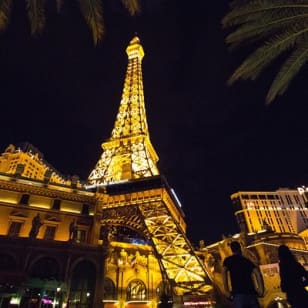 Entrada al Mirador de la Torre Eiffel en París Las Vegas