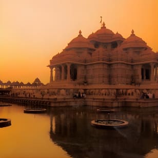 Akshardham Temple Evening Tour with Musical Fountain Show