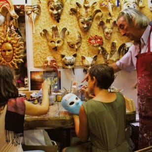 Creation of Carnival Masks in Venice