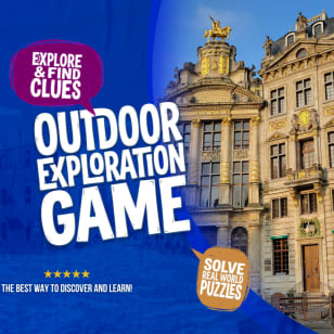 Outdoor-Entdeckungsspiel „Zeitreise in Brüssel“