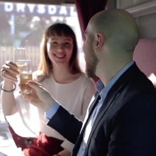 Le train Q - première classe pour 2 - déjeuner (départ de Drysdale)