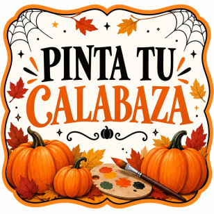 🎃 ¡Halloween! 🎃 Pinta tu calabaza de cerámica + picoteo