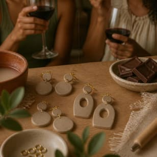 Taller de Joyería Con Vino y Chocolate