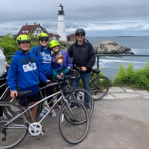 Recorrido en bicicleta por los faros desde South Portland con 4 faros