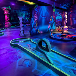 Minigolf cubierto