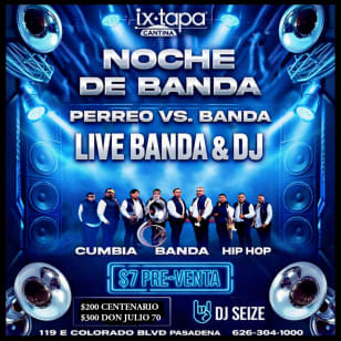 Noche de Live Banda: Perreo vs Banda Nights!