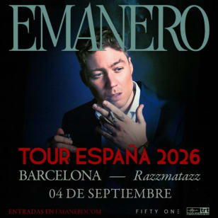 Emanero Tour 2026 en Razzmatazz, Barcelona