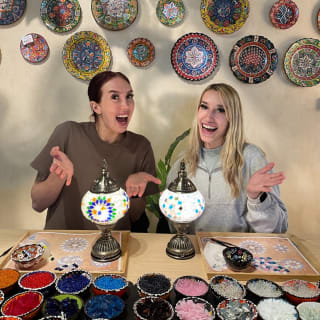 Clases de Arte Mosaico: Taller de Lámparas Turcas en Albany 3