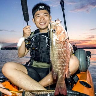 Sunset & Night Kayak Fishing 3