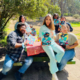 Sip and Paint Team Building Event 1