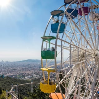 Área Panorámica del Tibidabo: Entrada + Cuca de Llum y Acceso TibiBus 26
