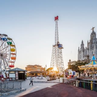 Área Panorámica del Tibidabo: Entrada + Cuca de Llum y Acceso TibiBus 50