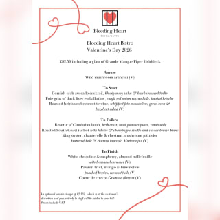 Valentine’s Day Four -Course Dining at Bleeding Heart Bistro 2