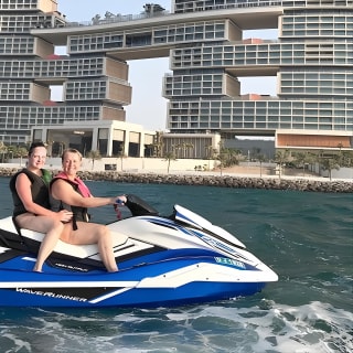90-Minuten-Dubai Palm Jumeirah Jetski-Tour 14
