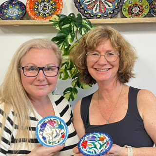 Painting Classes Fort Worth: Ceramic Plates & Bowls 2