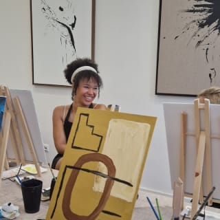 Sip & Paint / Malparty in München: Mal Dein eigenes Kunstwerk in einer echten Galerie 1