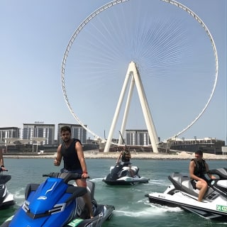 90-Minuten-Dubai Palm Jumeirah Jetski-Tour 15