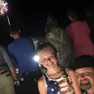 Destin Harbor Firework Show by Boat 11
