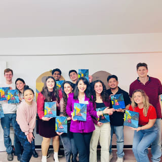 Sip and Paint Geburtstagsparty 2