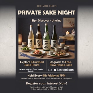 SINGAPORE - PRIVATE SAKE CHAMBER @ THE VIBE HAUS 1