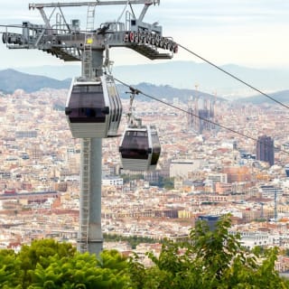 Billets pour le téléphérique de Montjuic : Barcelone vue d'en haut 1
