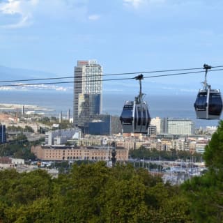 Billets pour le téléphérique de Montjuic : Barcelone vue d'en haut 2
