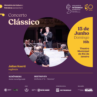 Orquestra Petrobras Sinfônica - Concertos Clássicos -  JUNHO 1