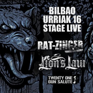 Rat-Zinger + Lion's Law (+ 21 Guns Salute) | Sala Stage Live | Bilbao 1