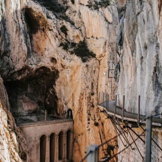 Caminito del Rey: Visita guiada en francés + Traslado de ida 2