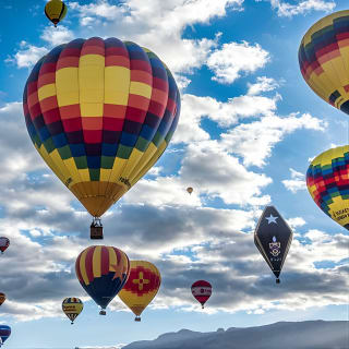 Albuquerque Hot Air Balloon Ride al Amanecer 3