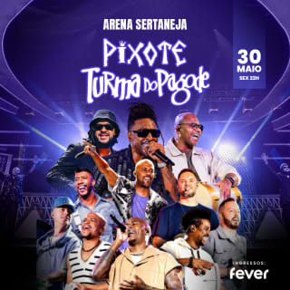 Show Pixote e Turma do Pagode no Arena Sertaneja 1