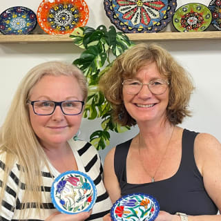 Painting Classes Gainesville: Ceramic Plates & Bowls 3