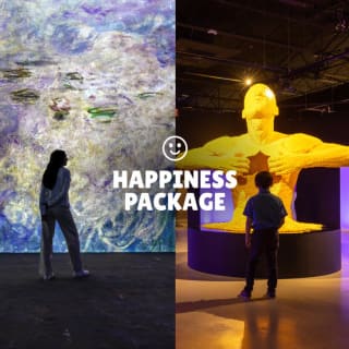 Happiness Package: Art of the Brick & Monet - The Immersive Experience 2