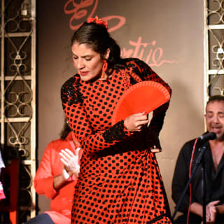 Espectáculo de flamenco local en Taberna el Cortijo 1