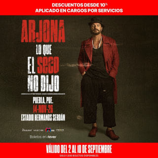 Ricardo Arjona “Lo Que el Seco No Dijo” - Puebla 1