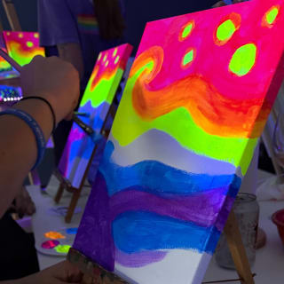 🎨✨ NEÓN&WINE! A Unique Sensorial & Painting Experience! 1