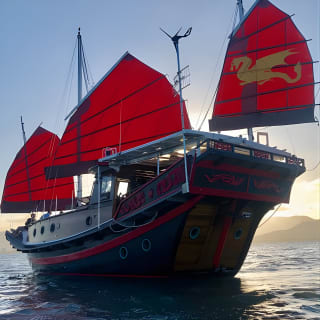 Shaolin Sunset Sailing Aboard Authentic Chinese Junk Boat 1