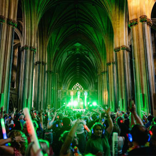 90s Silent Disco inside Durham Cathedral 3