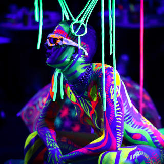 Neon Naked Life Drawing: Greenwich Edition 1