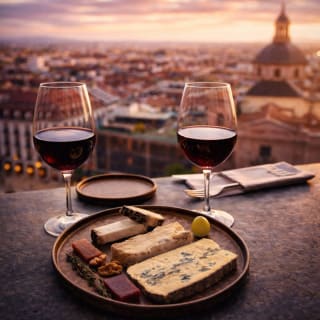 Menu pour deux : plateau de fromages et boissons à l'Ella Sky Bar 1